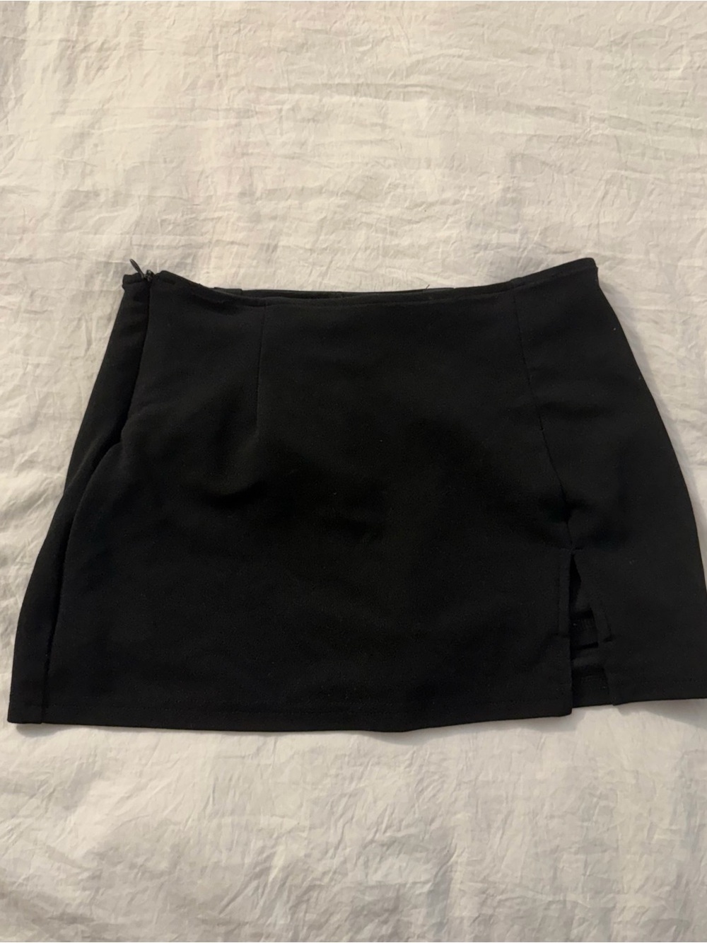 Black Mini Skirt with shorts
